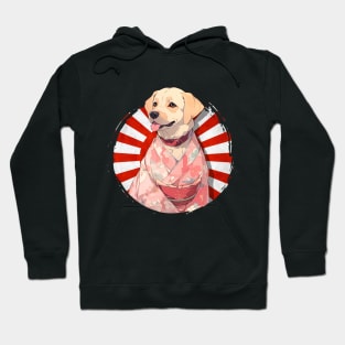 Cute Dog wearing a Kimono - Anime Shirt Hoodie